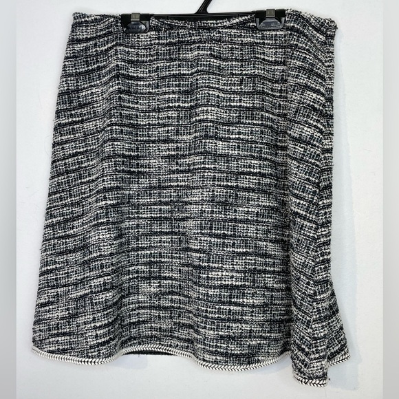 Max studio tweed mini elastic waist mini skirt - Picture 1 of 7